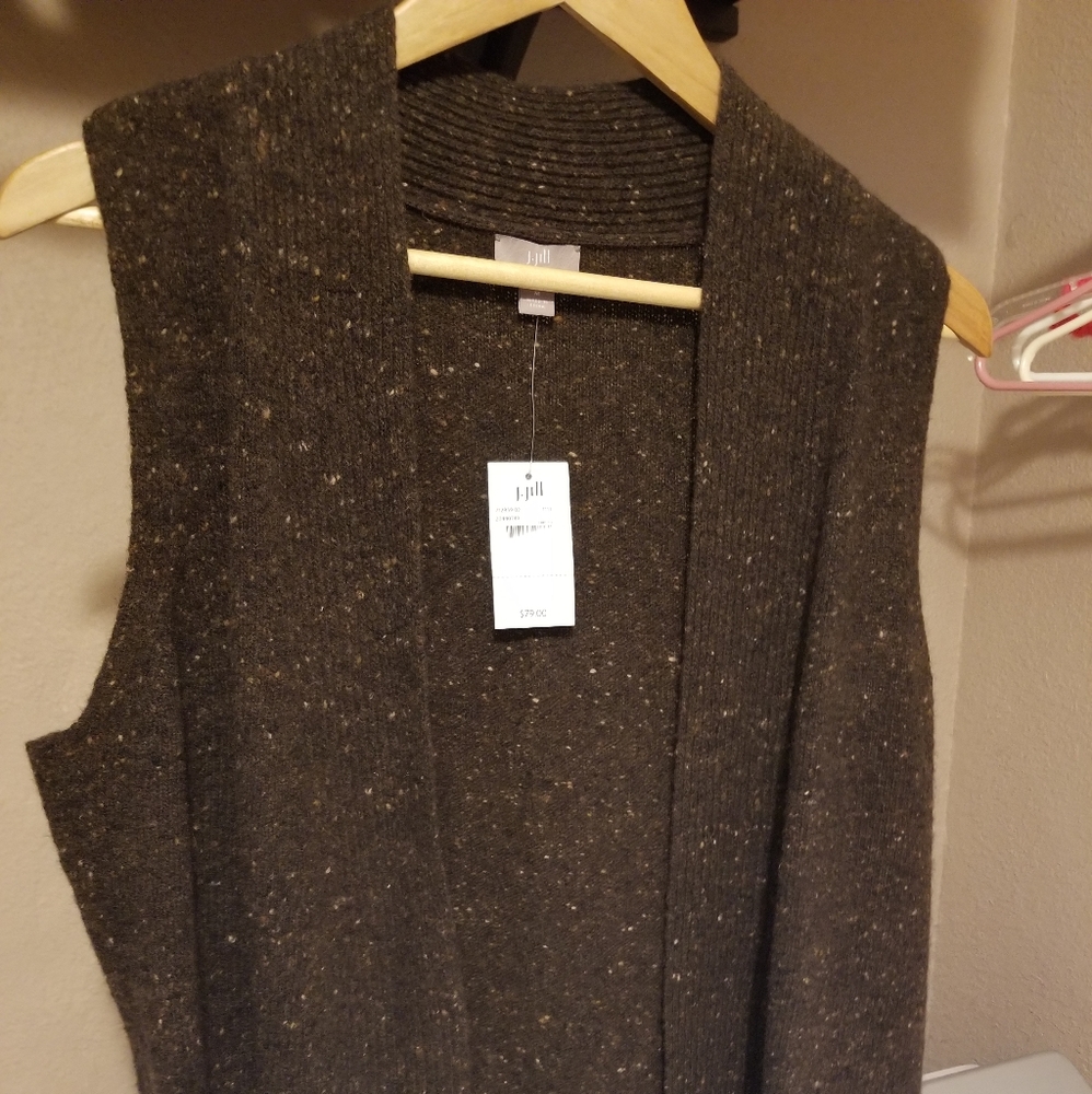 Women's brown J.Jill vest